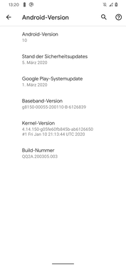 Software Google Pixel 4 XL