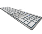 Cherry präsentiert ultraflache Tastatur mit Metallplatte
