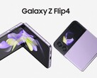 Das Samsung Galaxy Z Flip4 in einem Marketing-Bild von Samsung - die Unterschiede zum Vorgänger sind allerdings recht überschaubar. (Bild: Samsung, via Roland Quandt, editiert)