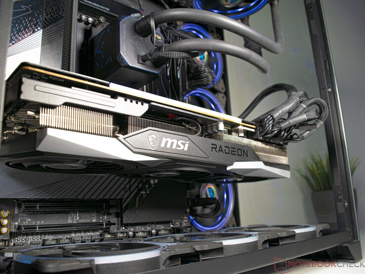 MSI Radeon RX 6950 XT Gaming X Trio 16G in unserem Testsystem