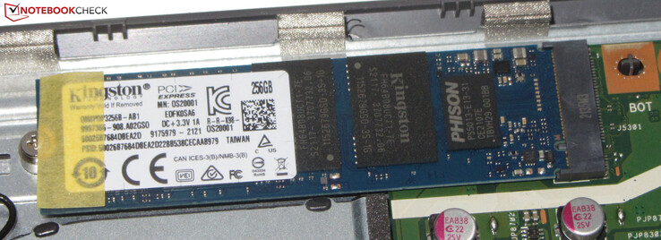 Eine PCIe-3-SSD dient als Systemlaufwerk.