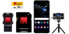 Huawei P10: Im Bundle mit 64 GB microSDXC-Karte &amp; Tripod-Selfie-Stick
