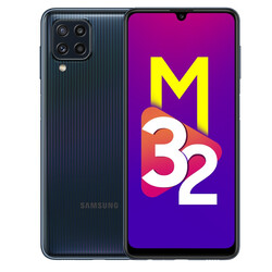 Das Galaxy M32 von vorne und hinten (Bild: Samsung)