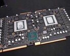 Die AMD Radeon Pro W6800X Duo packt zwei Navi 21 GPUs auf ein einzelnes Mainboard. (Bild: der8auer)