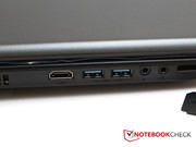 Erfreulicherweise gibt es wieder zwei USB 3.0 Schnittstellen.