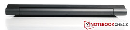 Frontseite: Kartenleser (SD, MMC, MS, MS Pro, xD), Schiebeverriegelung für das Touchpad