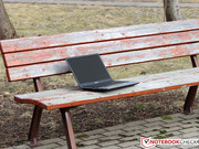 die dank des matten Display-Panels...