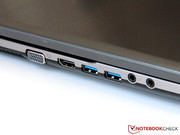 USB 3.0 ist mit gleich zwei Ports vertreten.