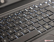 Außerdem bietet das Keyboard eine Hintergrundbeleuchtung an.