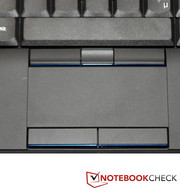 Das Touchpad leistet seinen Dienst.