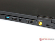 ...befindet sich unter anderem USB 3.0 und eSATA, ...