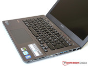 Das großzügige Touchpad bietet eine hohe Präzision, ...