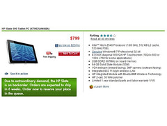 HP: Mit Nachfrage nach Windows-Tablet Slate 500 überfordert HP: Mit Nachfrage nach Windows-Tablet Slate 500 überfordert