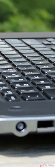 Sowohl die Tastatur...