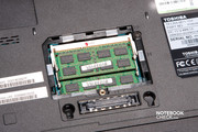 Zwei Steckplätze für bis zu 8 GByte RAM