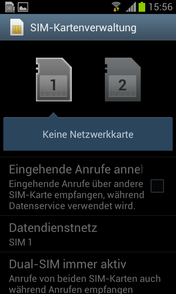 SIM-Karten-Verwaltung