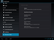 es ist Android 4.0.4 vorinstalliert mit dem
