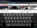 Tastatur im Landscape-Modus