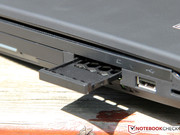 Auch ein Expresscard/34-Schacht wurde integriert, ...