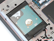 ...der 2,5-Zoll-Schacht wurde mit einer 1.000-GB-HDD versehen.