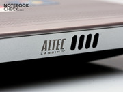 Die Experten von Altec Lansing kümmern sich um das Soundsystem.