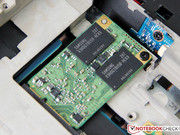 sowie die mSATA-SSD von Samsung.