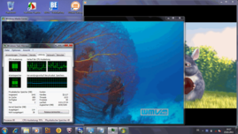 Media Player: 2 x 1080p, ruckelnd ~70% CPU Last