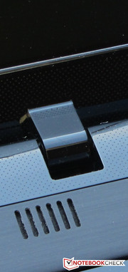 Die Scharniere halten den Deckel stabil in Position.