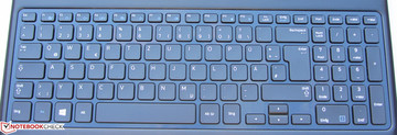 Die Tastatur ist unbeleuchtet.