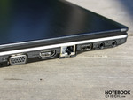 Mehr gibt es nicht: VGA, HDMI, LAN, USB, Audio