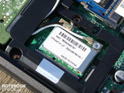 Auch ein WLAN-Modul steckt am mini PCIExpress-Slot.