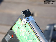 Die HDD ist in Puffern gelagert