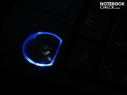 wie den leuchtenden Power-Button