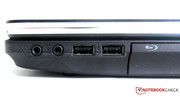 2x USB 2.0 und zwei Audio-Aus/Eingänge