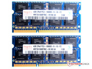 Genügend Arbeitsspeicher mit 2x 4 GByte