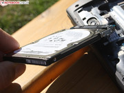 Dafür ist die HDD aber auch nur 320 GB groß.
