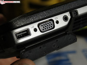 ebenso ein verschraubter VGA-Port.