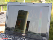 Ansicht seitlich, Sonne von rechts, Reflexion