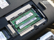 und der DDR3-RAM (zwei Sockel) ausgebaut werden.