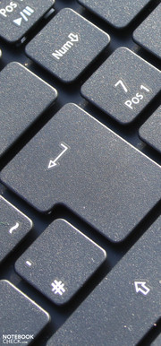 Acer Aspire 5552G-P344G50Mnkk: Die nachgebenden Tasten machen aber wenig Freude.