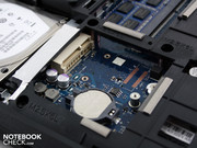 Hier kann ein Mini PCIe Modul voller Baulänge nachgerüstet werden.