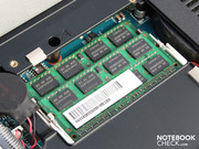 Die zwei RAM-Module können getauscht werden.