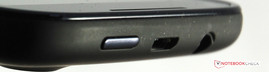 Vorn: Der Power-Button.