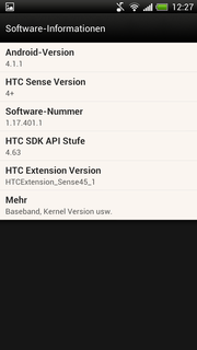 Android gibt ausführliche...