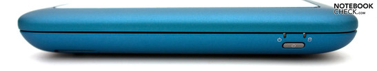 Rechte Seite: Power Button