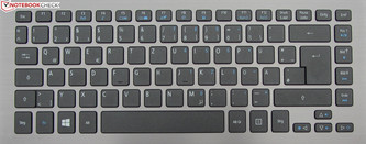 Die Tastatur verfügt über eine integrierte Beleuchtung.