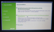 Mit Hilfe des Recovery Systems lässt sich das Ultrabook in den Auslieferungszustand zurückversetzen.