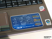 Basierend auf der Centrino-2-Plattform, bietet das Asus N20A eine gute Office Performance. Mit an Bord sind eine Intel Mobile Core 2 Duo T5850 CPU und die integrierte Intel GMA 4500MHD Chipsatzgrafik.