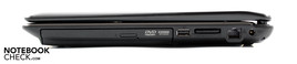 Rechte Seite: USB, CardReader, Ethernet-LAN