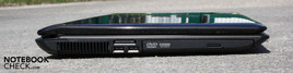 Rechte Seite: Audio, 2 x USB, HDMI, VGA, LAN, AC, Kensington